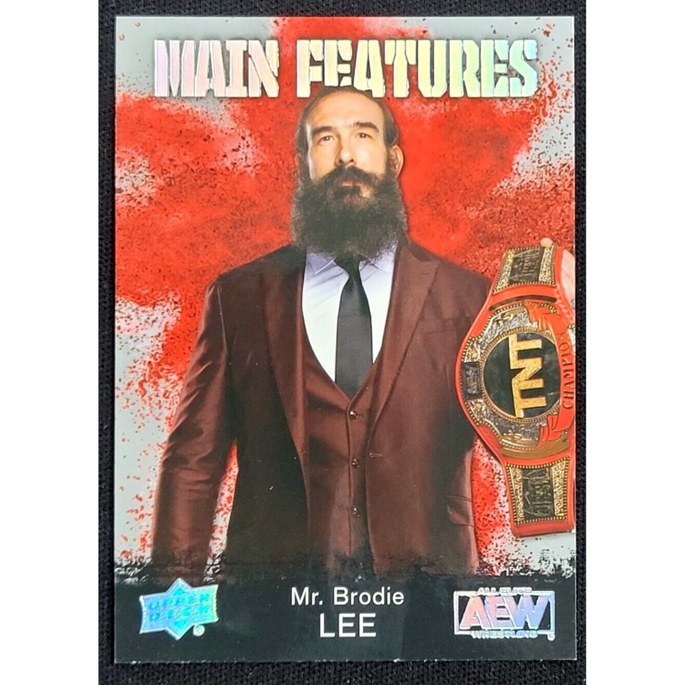 2021 UPPER DECK AEW - MR. BRODIE LEE - MAIN FEATURES SILVER‎ SP